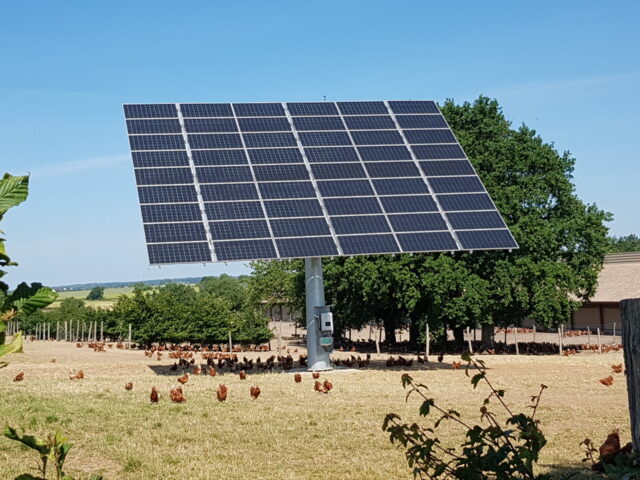 Tracker solaire Agrivoltaïsme