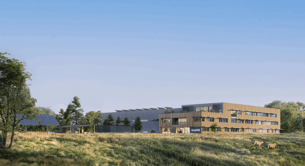 Perspective nouveau site industriel OKWIND